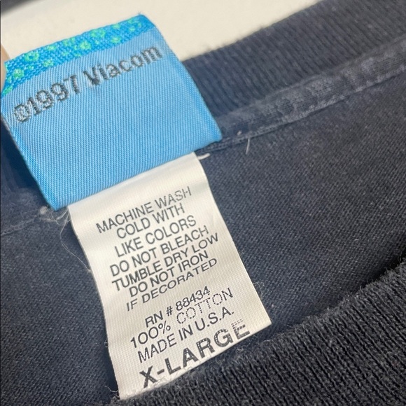 Vintage 1997 Nickelodeon Rugrats Reptar Tshirt Youth Size XL Single Stitch - Picture 6 of 8